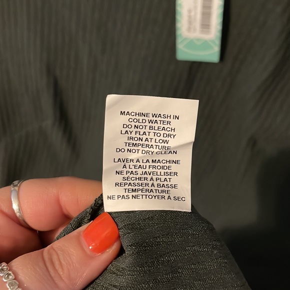 🌲 2 for $25 🌲▪️ STITCH FIX MARGARET M ▪️ Fitted Olive Green Dress - Picture 7 of 16